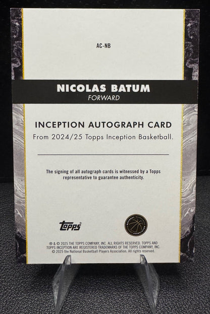 2024 - 25 Topps Inception AC - NB Nicolas Batum Autographs Blue 17/99 AU Los Angeles Clippers - 787 Hobby House