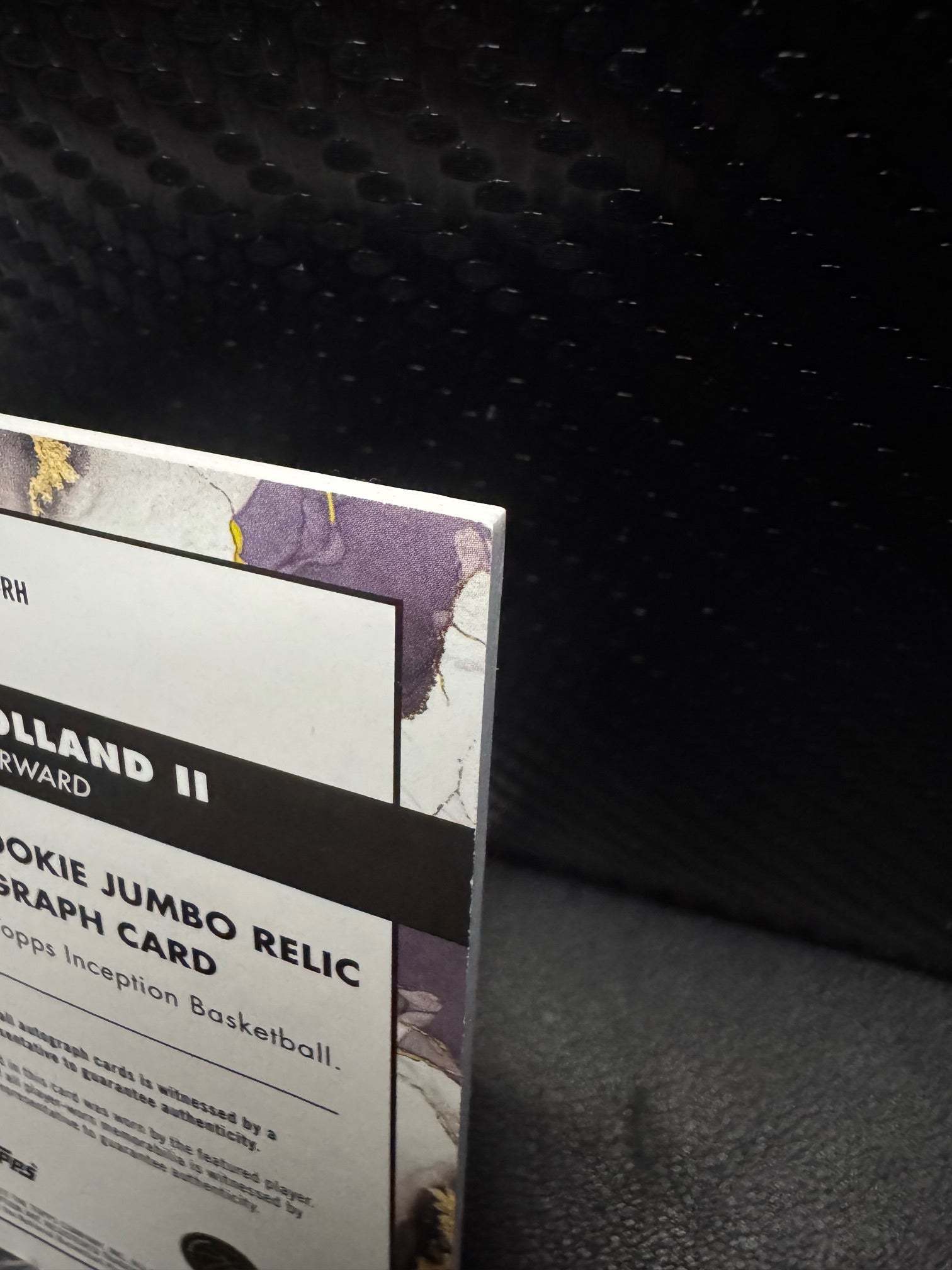 2024 - 25 Topps Inception RJR - RH Ron Holland II RC Jumbo Relics Auto Red 41/75 Detroit Pistons - 787 Hobby House