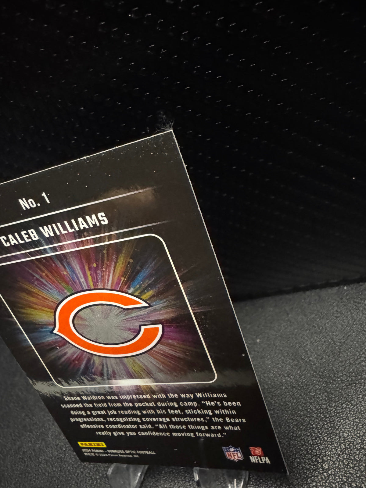 2024 Donruss Optic 1 Caleb Williams Light It Up Chicago Bears RC - 787 Hobby House