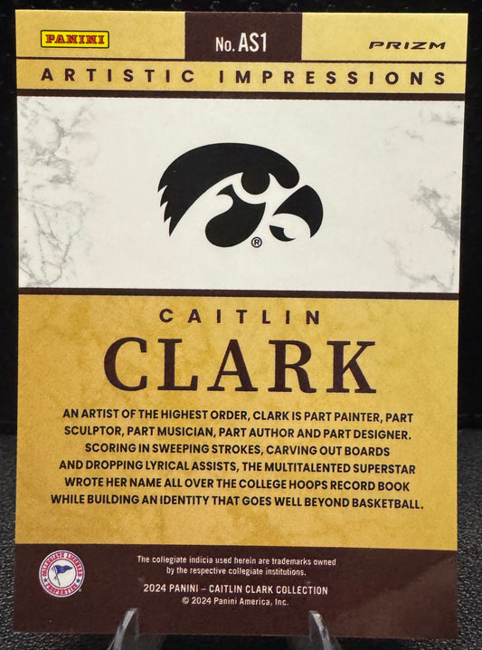 2024 Panini Caitlin Clark Collection AS1 Caitlin Clark Artistic Selections - 787 Hobby House