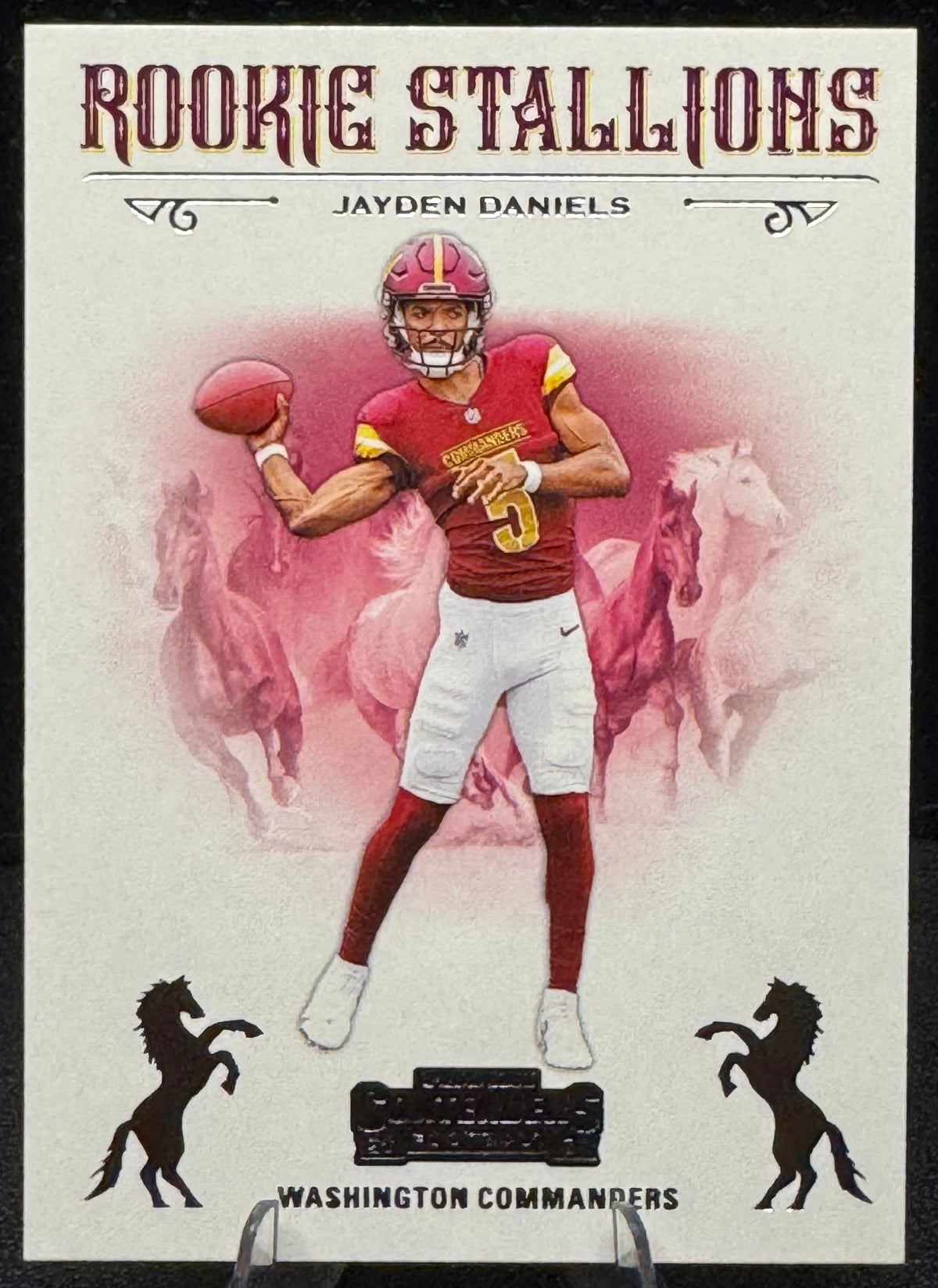 2024 Panini Contenders Rookie Stallions #3 Jayden Daniels RC Washington Commanders - 787 Hobby House