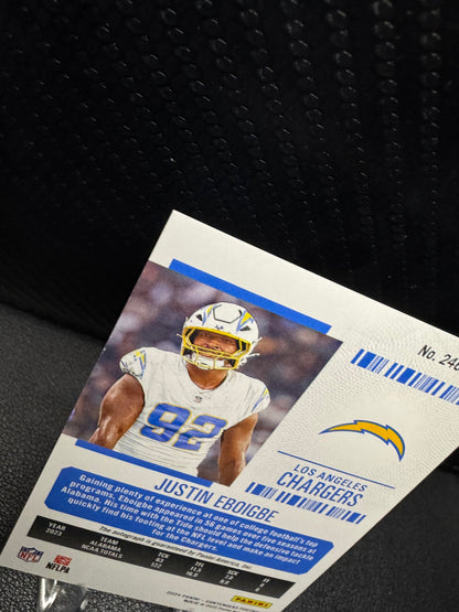 2024 Panini Contenders Rookie Ticket 246 Justin Eboigbe AU RC - 787 Hobby House
