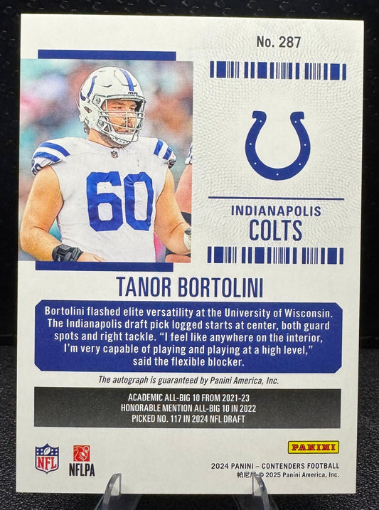 2024 Panini Contenders Rookie Ticket 287 Tanor Bortolini AU RC - 787 Hobby House