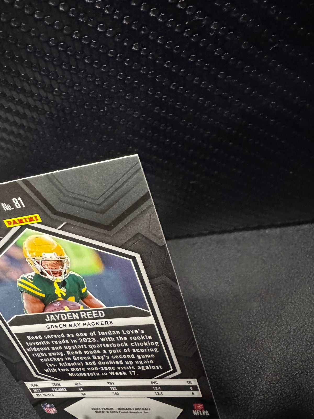 2024 Panini Mosaic 81 Jayden Reed Green Bay Packers - 787 Hobby House