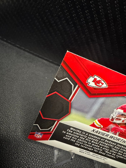 2024 Panini Mosaic NFL Debut 285 Xavier Worthy RC Kansas City Chiefs - 787 Hobby House