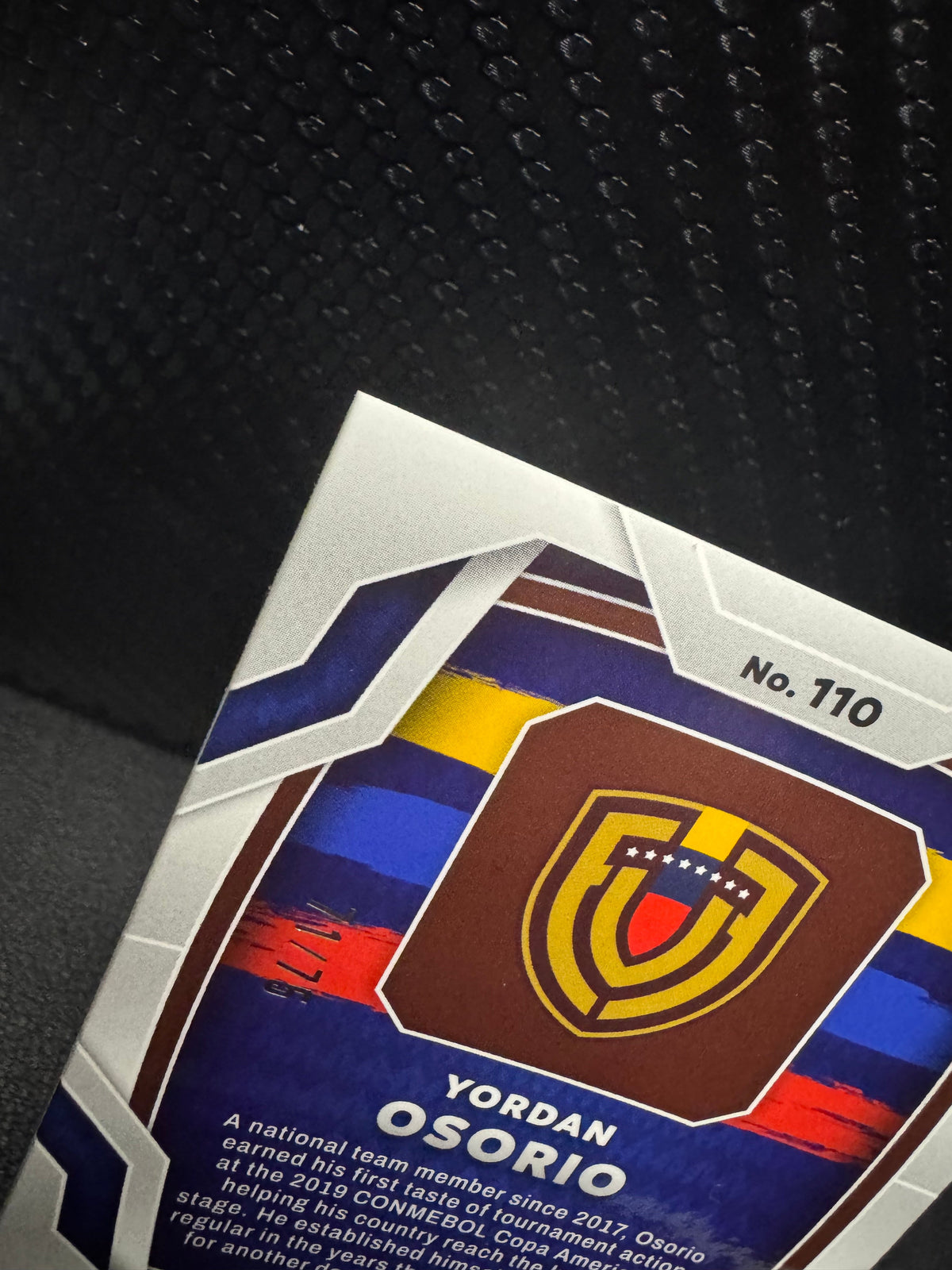 2024 Panini Prizm Copa America Prizms Blue Pulsar 110 Yordan Osorio RC 71/75 - 787 Hobby House