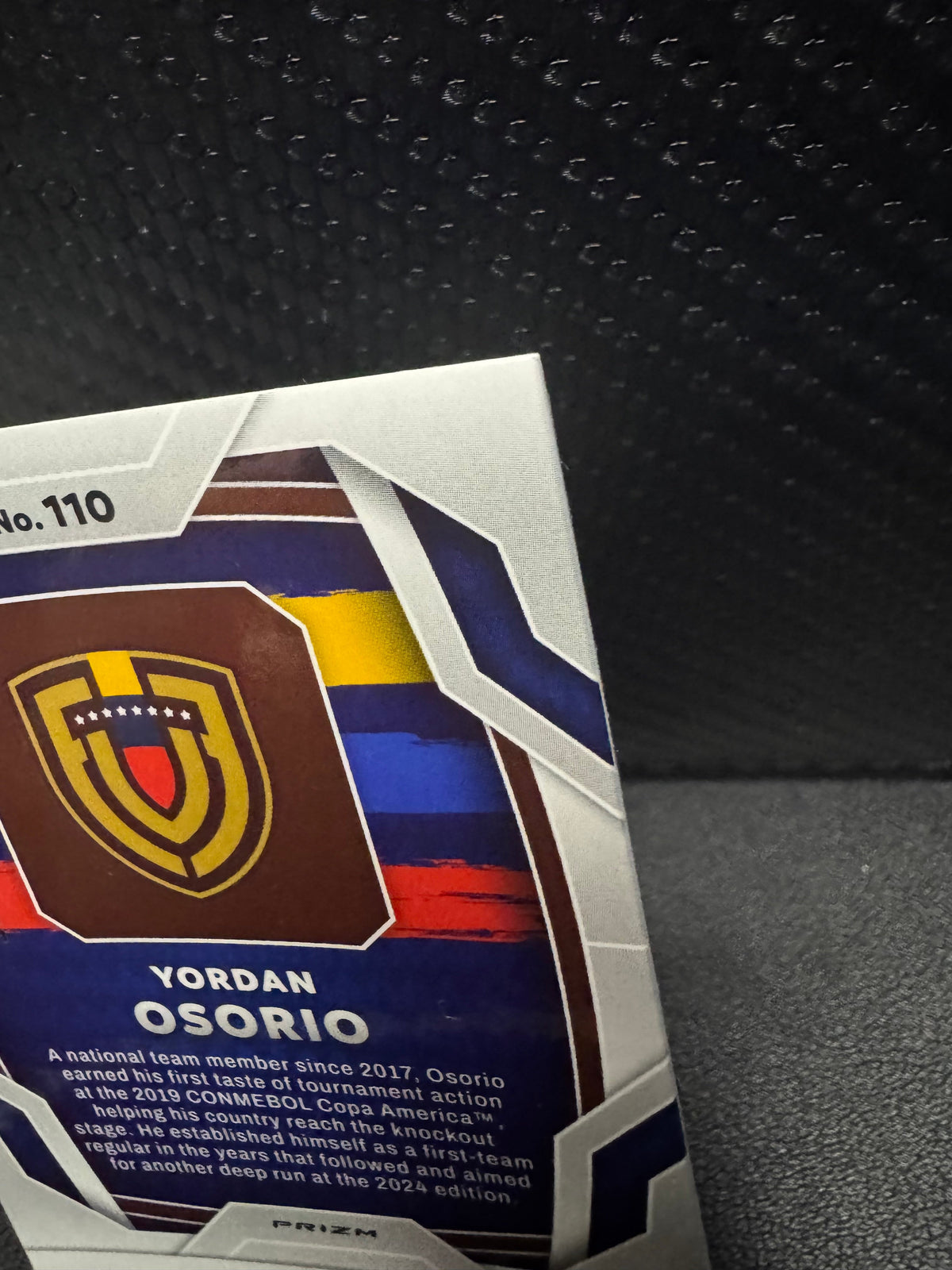 2024 Panini Prizm Copa America Prizms Blue Pulsar 110 Yordan Osorio RC 71/75 - 787 Hobby House