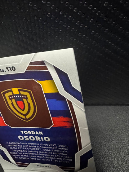 2024 Panini Prizm Copa America Prizms Blue Pulsar 110 Yordan Osorio RC 71/75 - 787 Hobby House