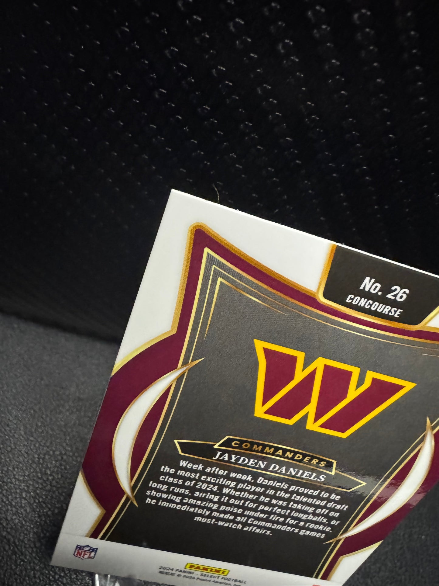 2024 Panini Select 26 Jayden Daniels RC Washington Commanders - 787 Hobby House