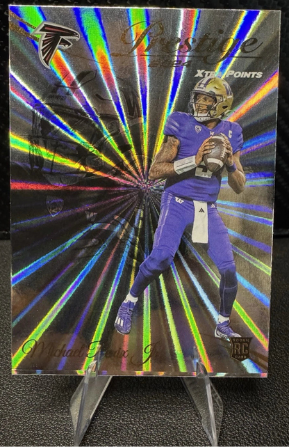 2024 Prestige Xtra Points Sunburst 335 Michael Penix Jr. RC Atlanta Falcons - 787 Hobby House