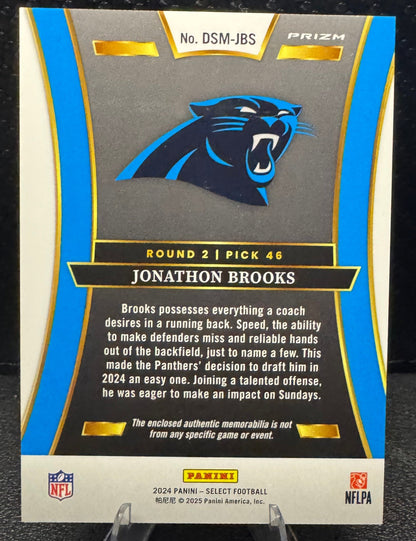 2024 Select Draft Selections Memorabilia Prizm Red 19 Jonathon Brooks - 787 Hobby House