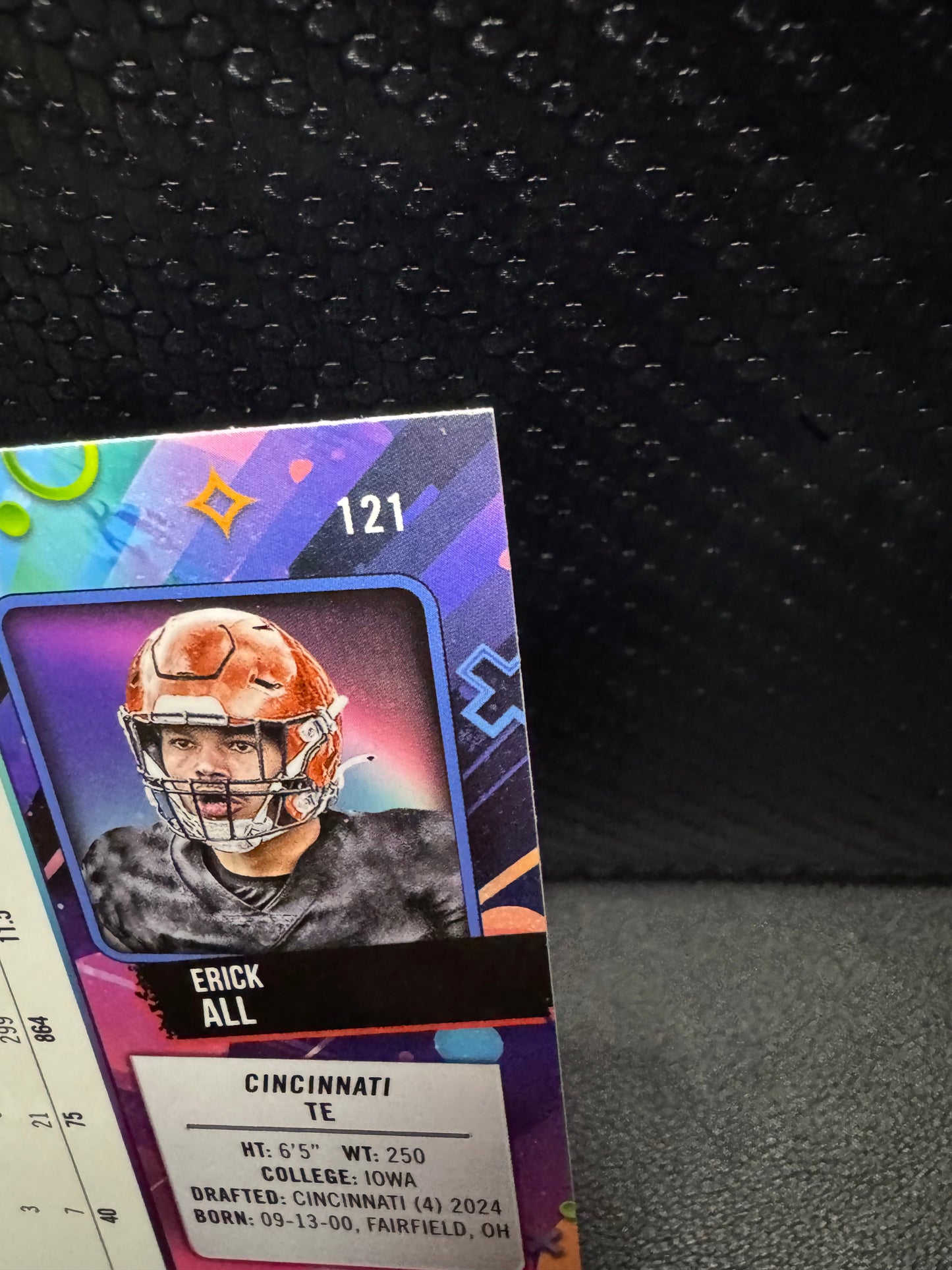 2024 Topps Cosmic Chrome Purple Nebula Refractors 121 Erick All RC 14/150 - 787 Hobby House