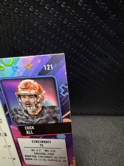 2024 Topps Cosmic Chrome Purple Nebula Refractors 121 Erick All RC 14/150 - 787 Hobby House