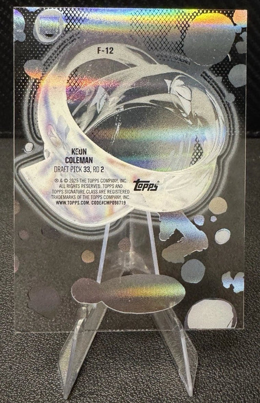 2024 Topps Signature Class Fluidity F12 Keon Coleman RC Buffalo Bills - 787 Hobby House