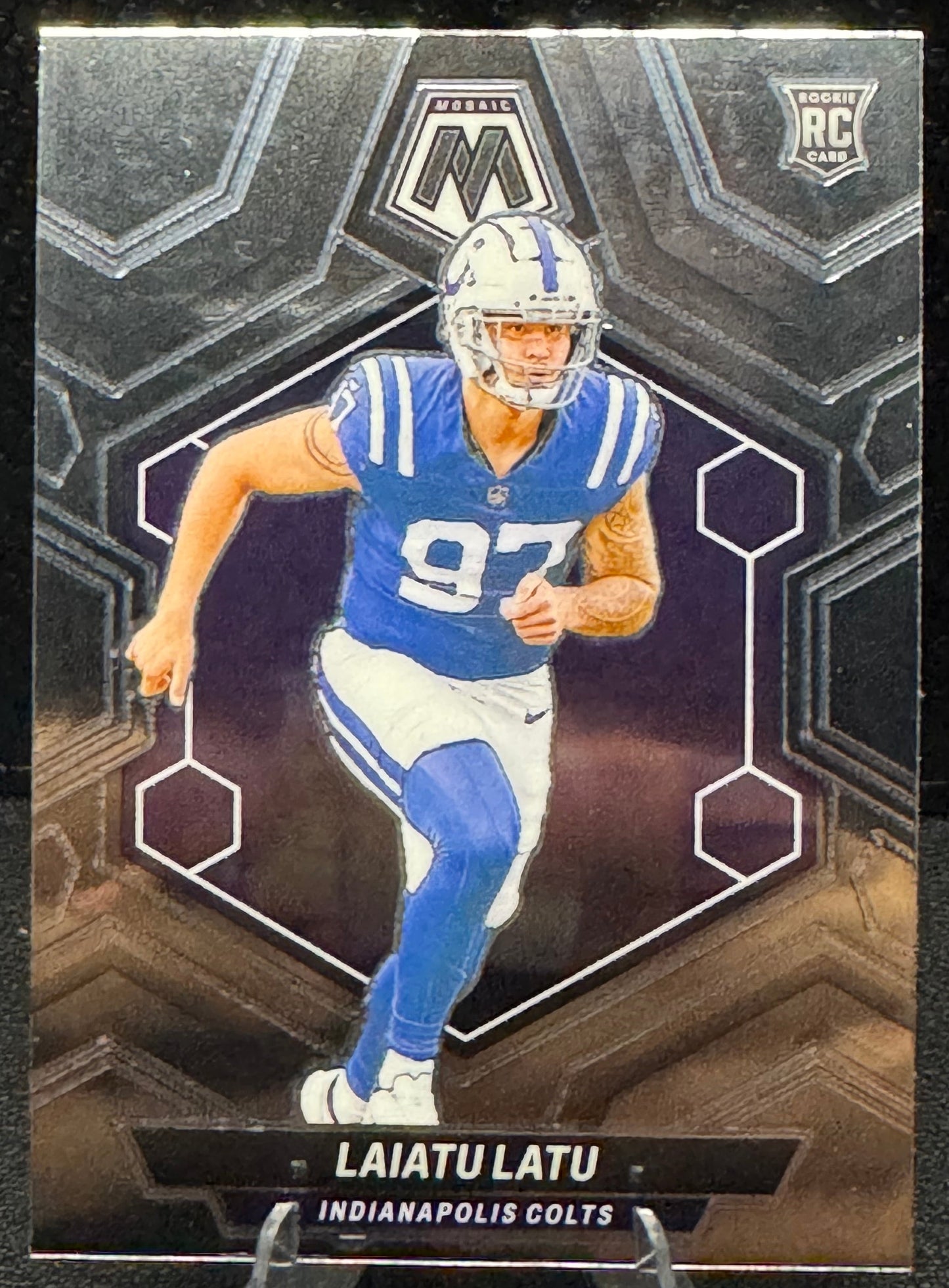 2024 Panini Mosaic #315 Laiatu Latu RC Indianapolis Colts