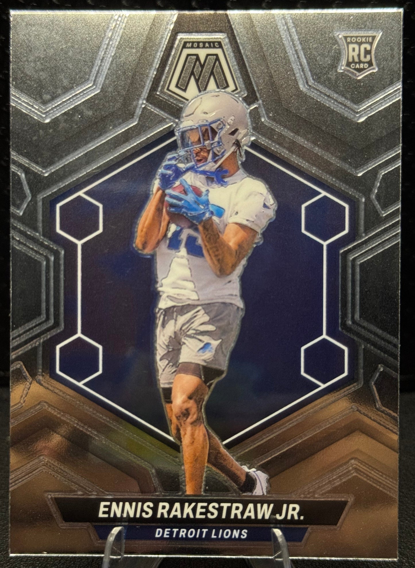 2024 Panini Mosaic #357 Ennis Rakestraw Jr. RC Detroit Lions