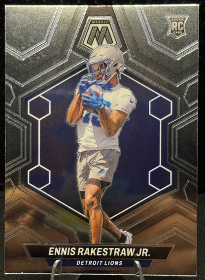 2024 Panini Mosaic #357 Ennis Rakestraw Jr. RC Detroit Lions