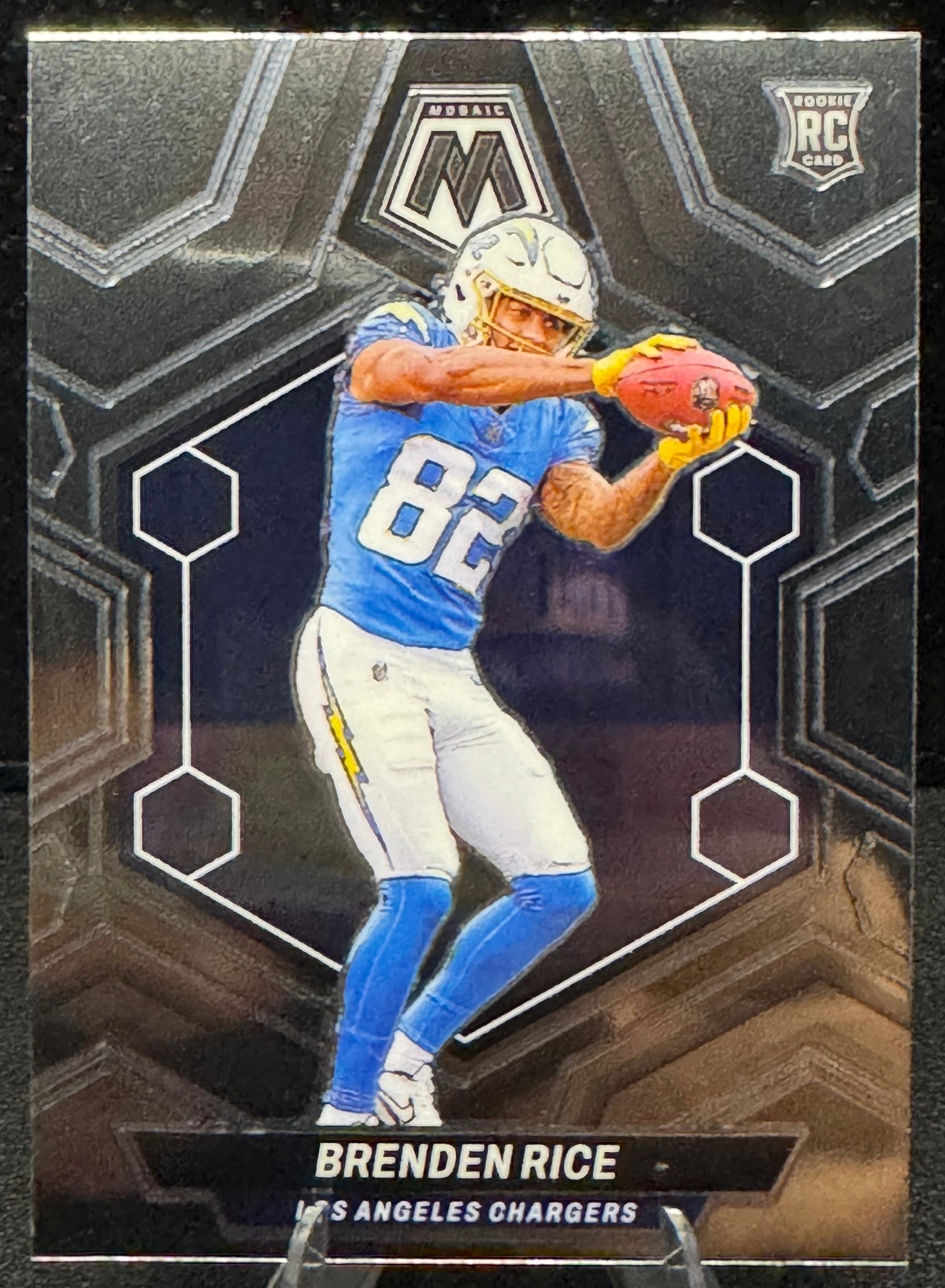 2024 Panini Mosaic #399 Brenden Rice RC Los Angeles Chargers