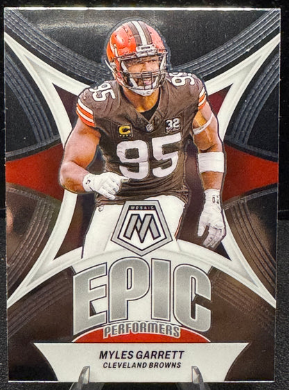 2024 Panini Mosaic Epic Performers #11 Myles Garrett Cleveland Browns