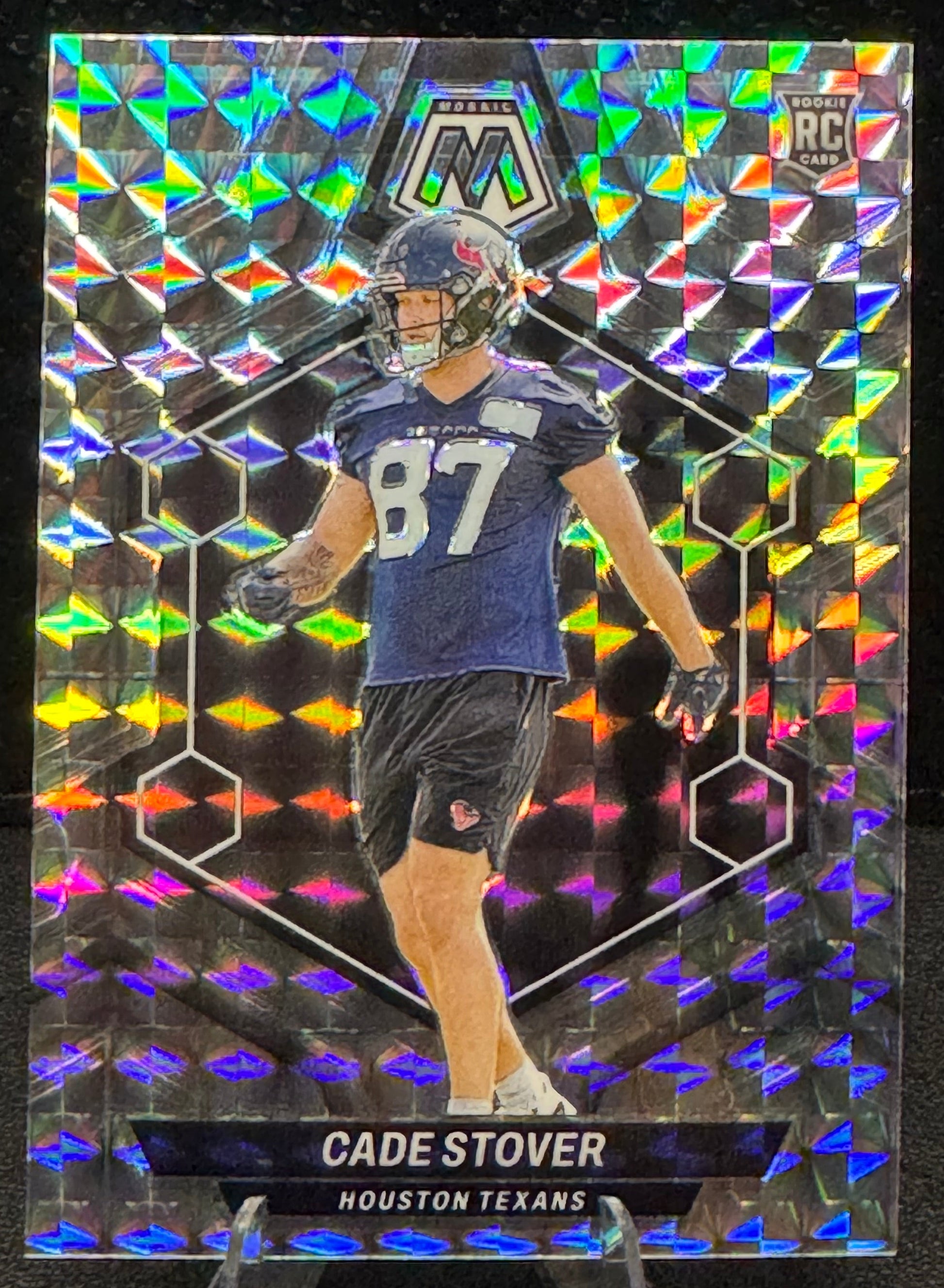 2024 Panini Mosaic Mosaic #384 Cade Stover RC Houston Texans