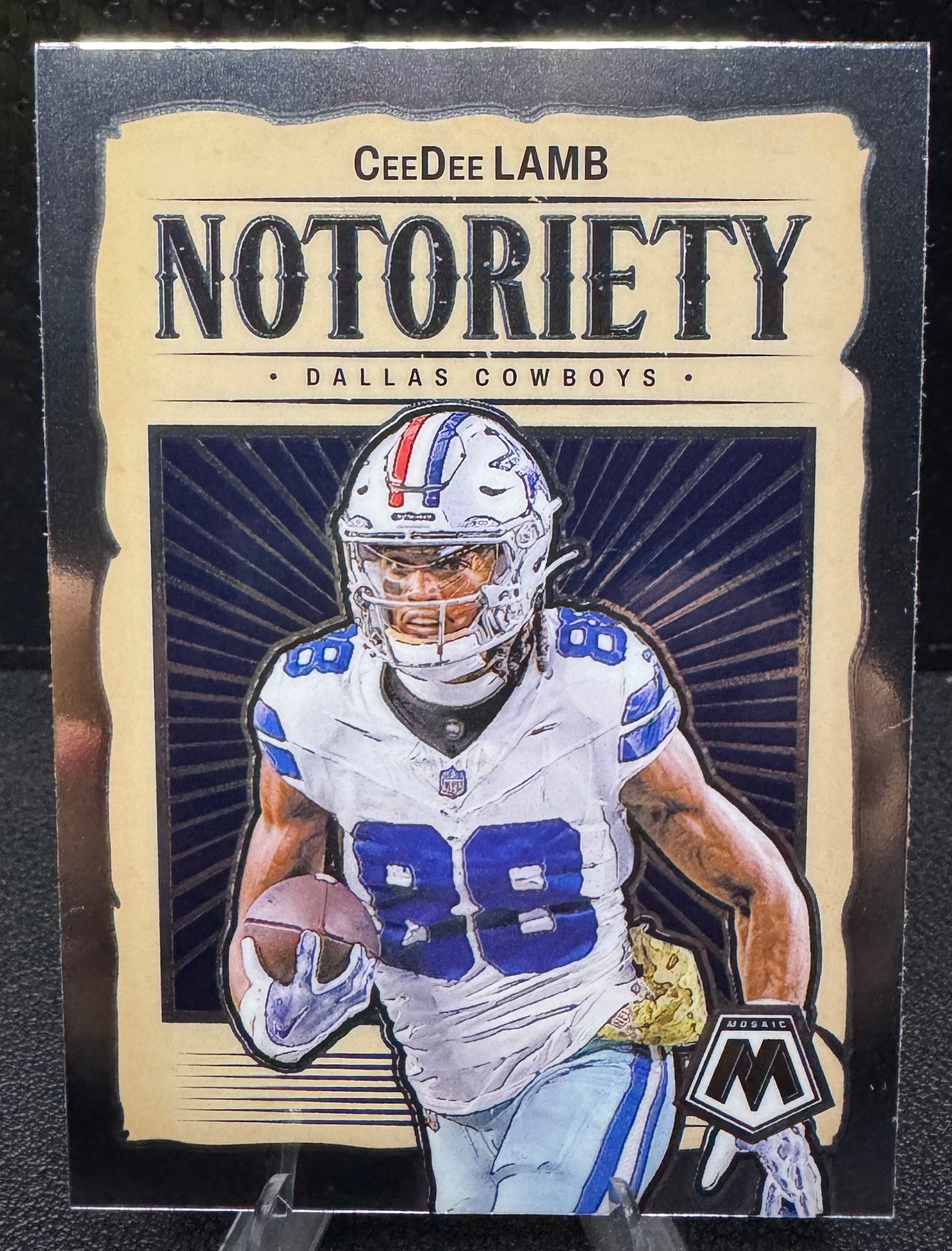 2024 Panini Mosaic Notoriety #3 CeeDee Lamb Dallas Cowboys