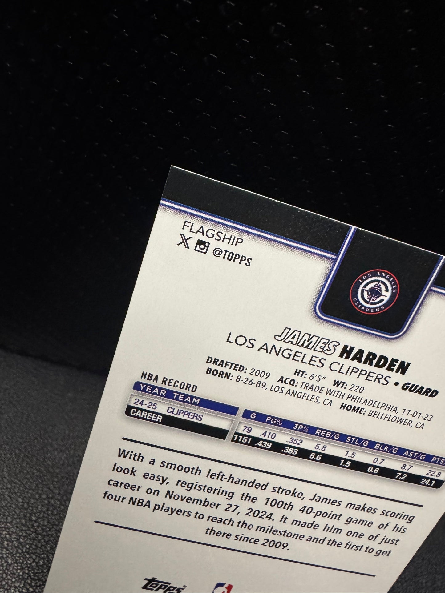 2025 - 26 Topps 143 James Harden Rainbow Foilboard Los Angeles Clippers - 787 Hobby House