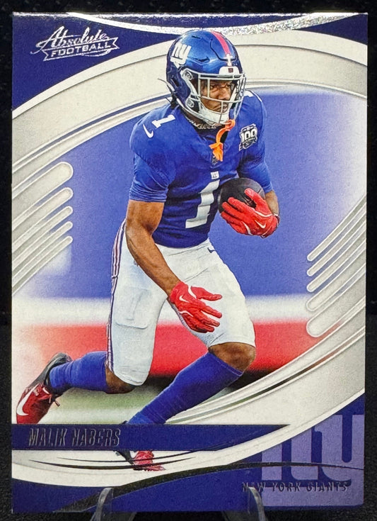 2025 Absolute 1 Malik Nabers New York Giants - 787 Hobby House