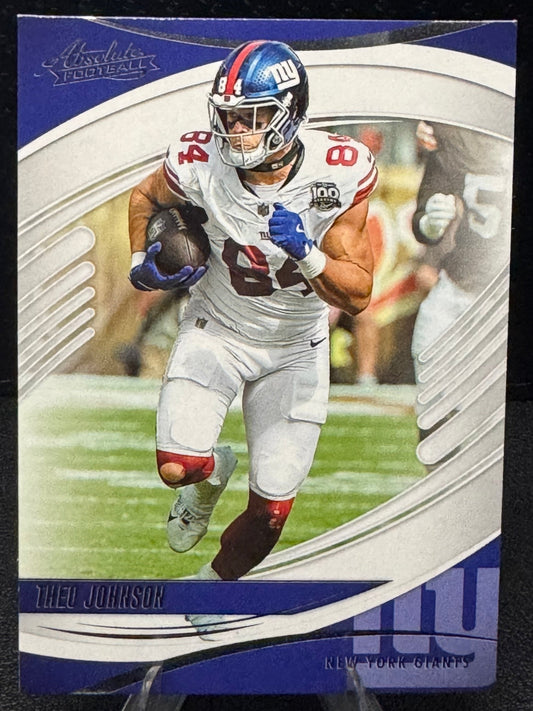 2025 Absolute 50 Theo Johnson New York Giants - 787 Hobby House