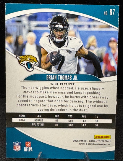 2025 Absolute 67 Brian Thomas Jr. Jacksonville Jaguars - 787 Hobby House