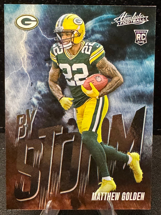 2025 Absolute By Storm 11 Matthew Golden RC Green Bay Packers - 787 Hobby House