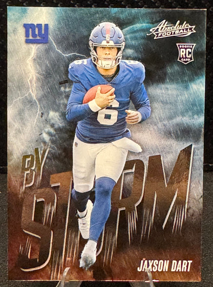 2025 Absolute By Storm 7 Jaxson Dart RC New York Giants - 787 Hobby House