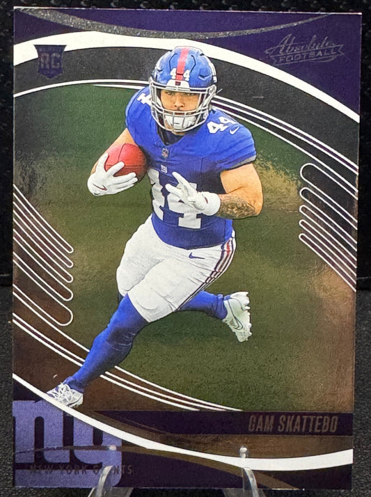 2025 Absolute Retail 110 Cam Skattebo RC New York Giants - 787 Hobby House