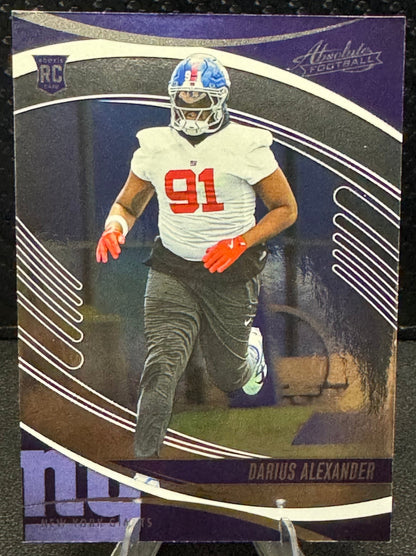 2025 Absolute Retail 115 Darius Alexander RC New York Giants - 787 Hobby House