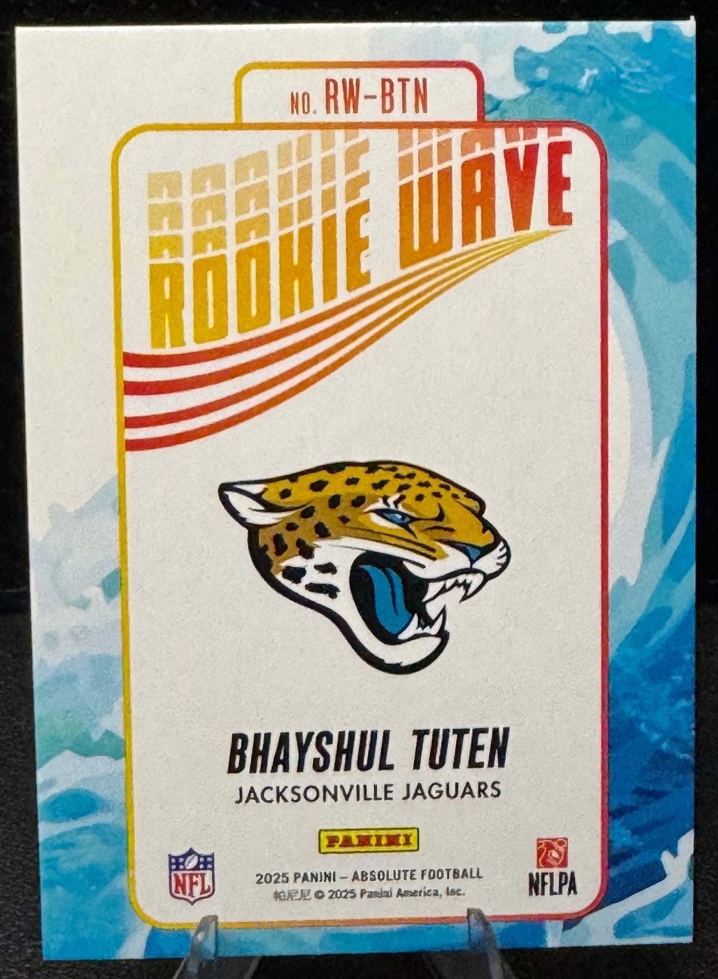2025 Absolute Rookie Wave RW-BTN Bhayshul Tuten RC Jacksonville Jaguars - 787 Hobby House