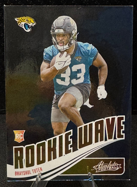 2025 Absolute Rookie Wave RW-BTN Bhayshul Tuten RC Jacksonville Jaguars - 787 Hobby House