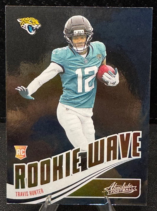 2025 Absolute Rookie Wave RW-THR Travis Hunter RC Jacksonville Jaguars - 787 Hobby House