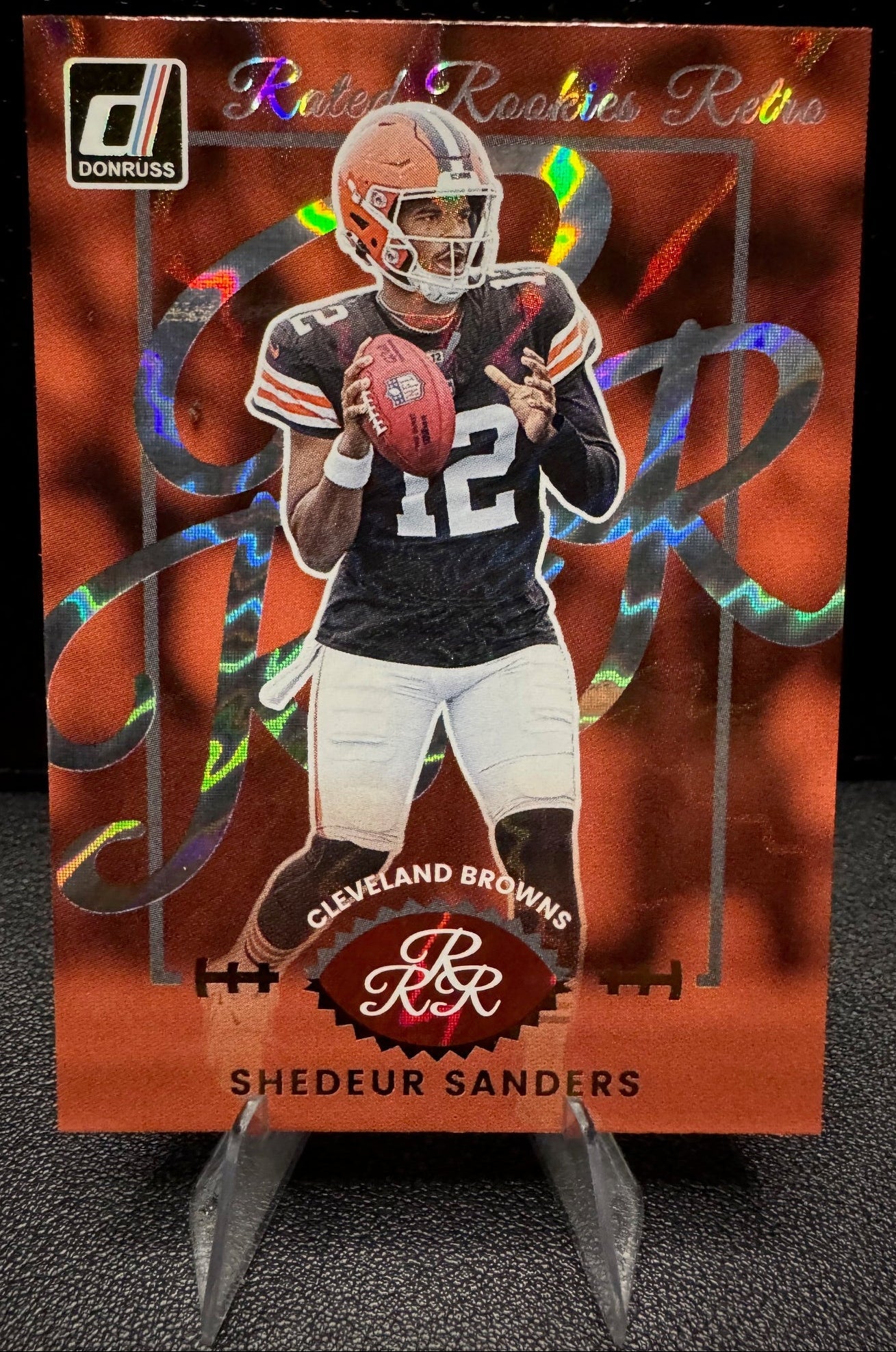 2025 Donruss 11 Shedeur Sanders Rated Rookies Retro RC Cleveland Browns - 787 Hobby House