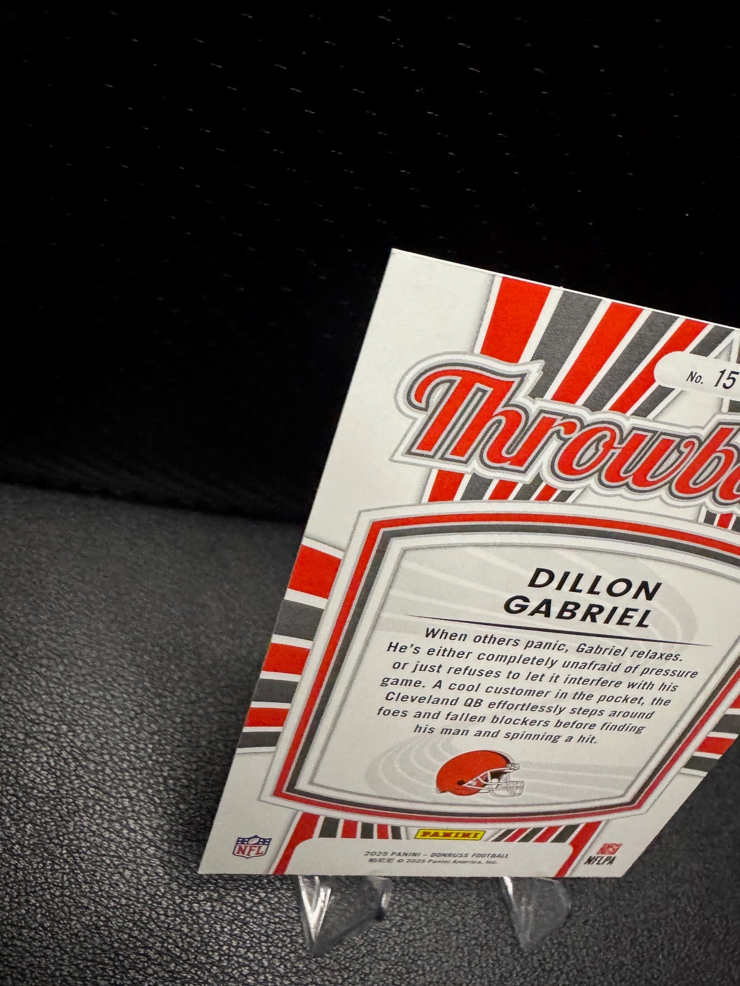 2025 Donruss 15 Dillon Gabriel Rated Rookies Throwback RR RC Cleveland Browns - 787 Hobby House