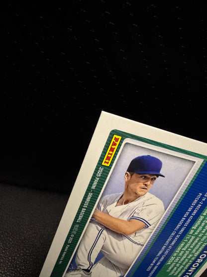 2025 Donruss 163 Trey Yesavage Red and Blue RP Toronto Blue Jays - 787 Hobby House