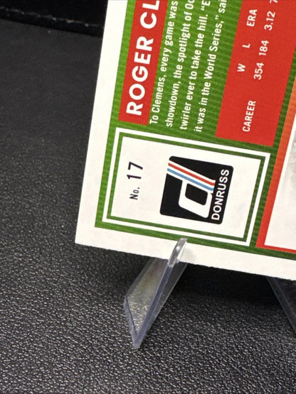 2025 Donruss 17 Roger Clemens Boston Red Sox - 787 Hobby House