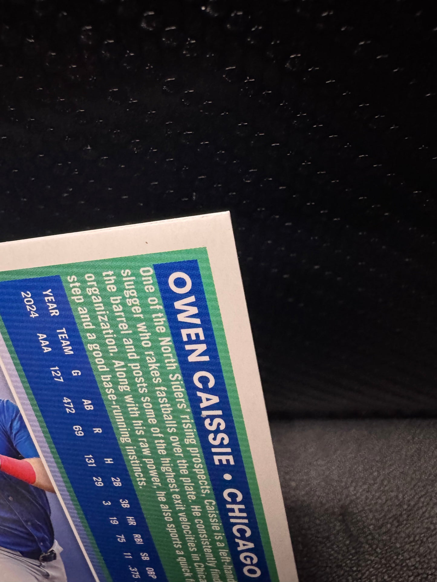 2025 Donruss 186 Owen Caissie Rockets RP Chicago Cubs - 787 Hobby House