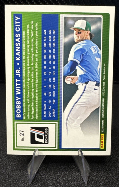 2025 Donruss 27 Bobby Witt Jr. Kansas City Royals - 787 Hobby House