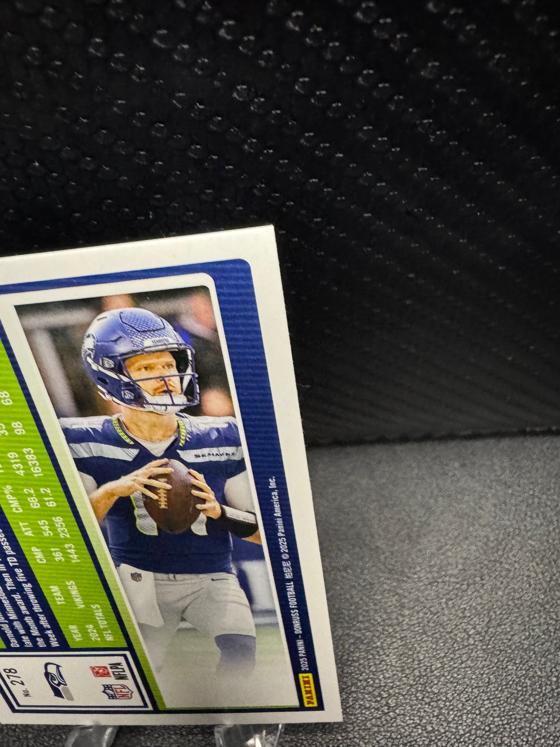 2025 Donruss 278 Sam Darnold Seattle Seahawks - 787 Hobby House