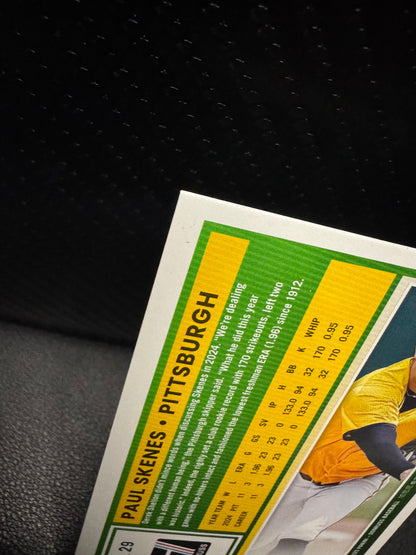 2025 Donruss 29 Paul Skenes Pittsburgh Pirates - 787 Hobby House