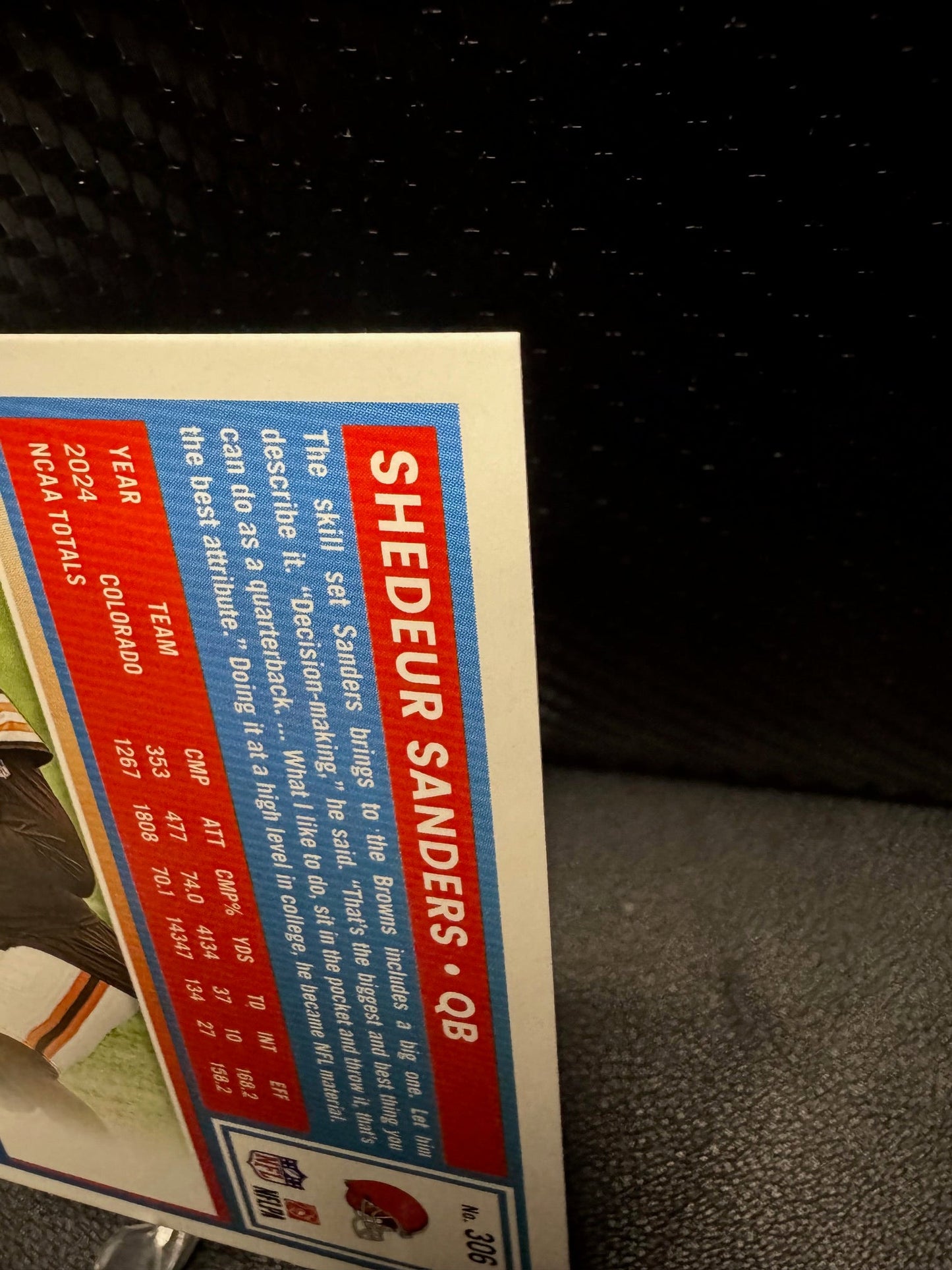 2025 Donruss 306 Shedeur Sanders RR RC Cleveland Browns - 787 Hobby House