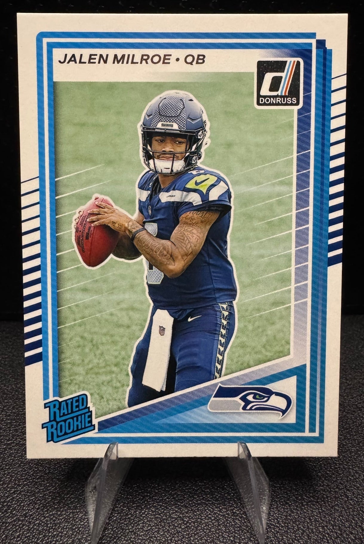 2025 Donruss 307 Jalen Milroe RR RC Seattle Seahawks - 787 Hobby House