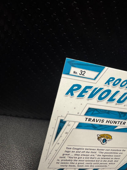 2025 Donruss 32 Travis Hunter Rookie Revolution RC Jacksonville Jaguars - 787 Hobby House