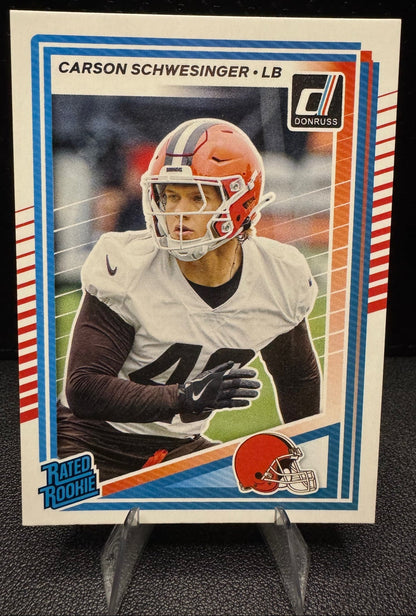 2025 Donruss 392 Carson Schwesinger RR RC Cleveland Browns - 787 Hobby House