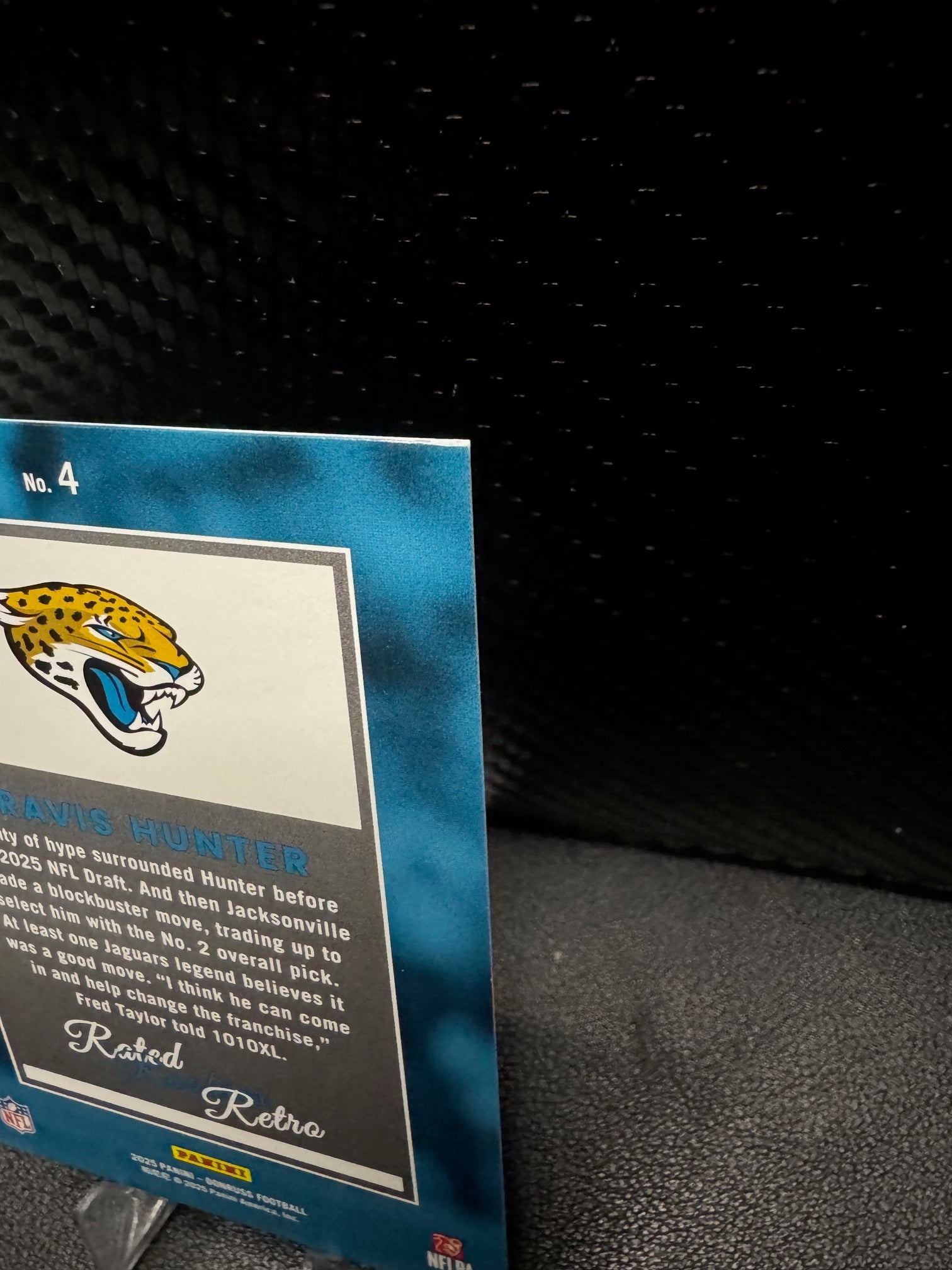 2025 Donruss 4 Travis Hunter Rated Rookies Retro RC Jacksonville Jaguars - 787 Hobby House