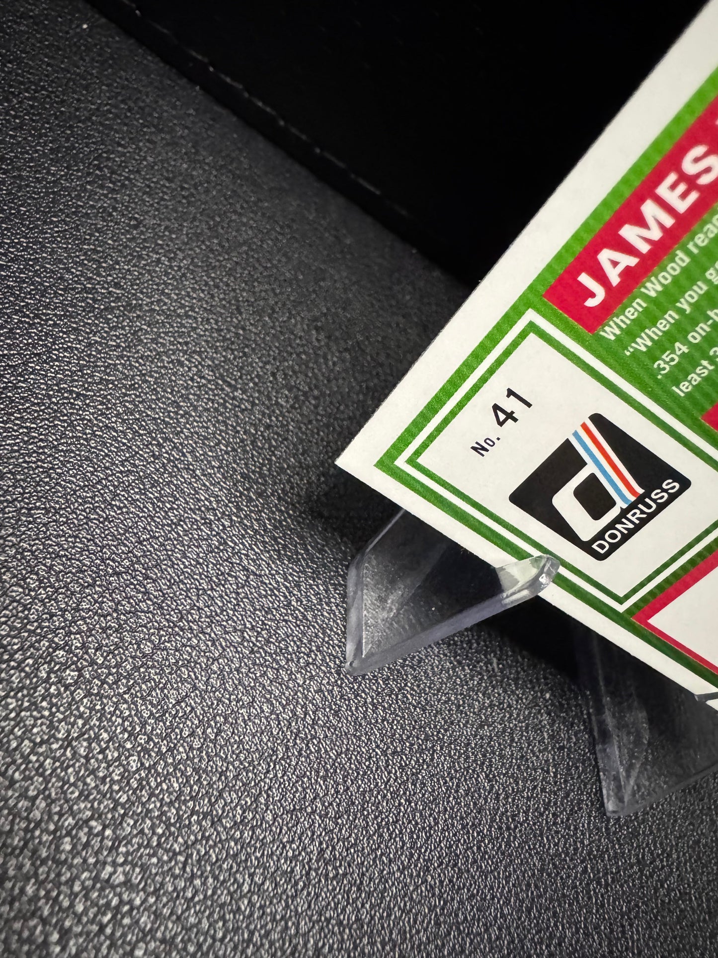 2025 Donruss 41 James Wood Red and Blue Washington Nationals - 787 Hobby House